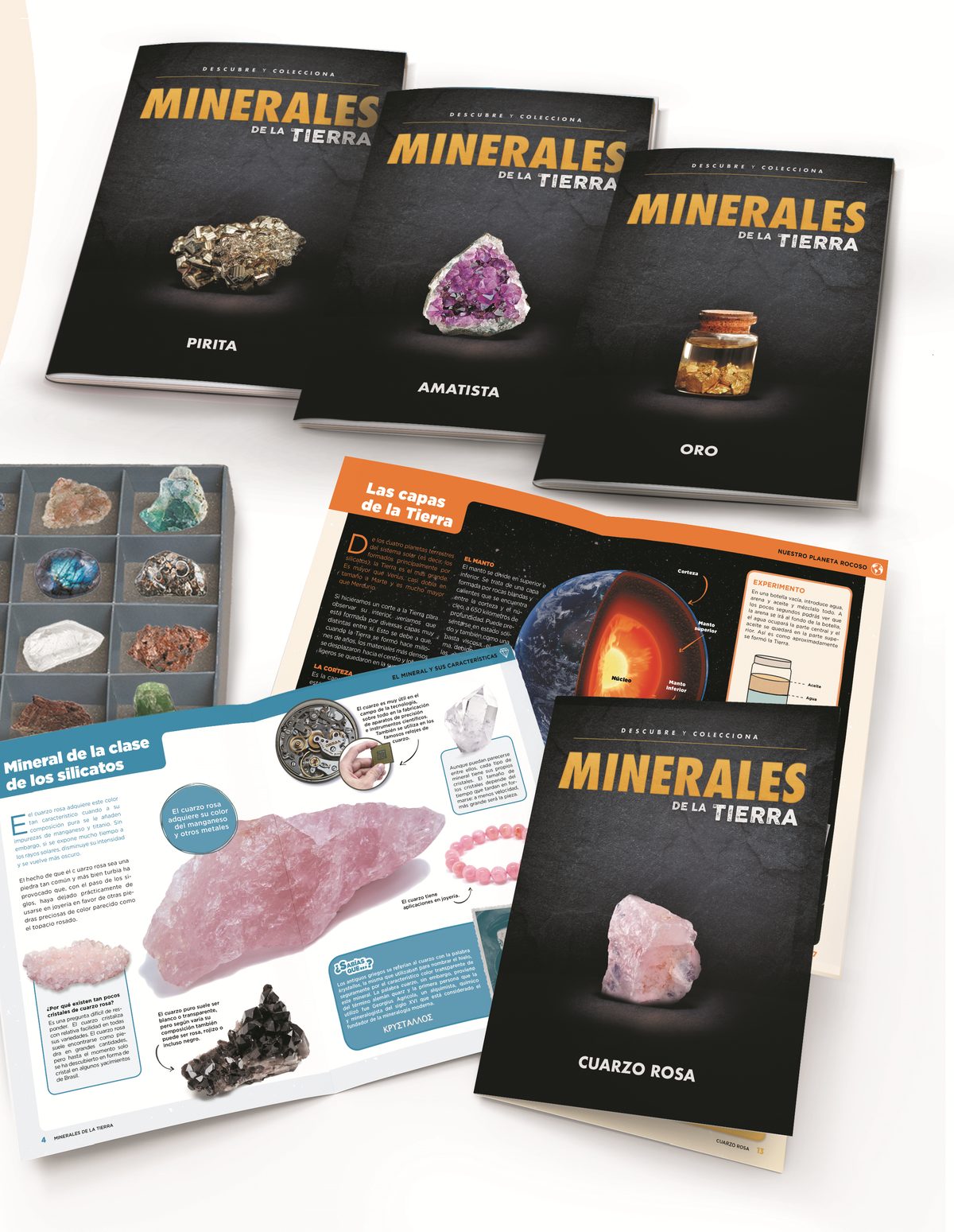 Descubre y recolecta minerales de la tierra.